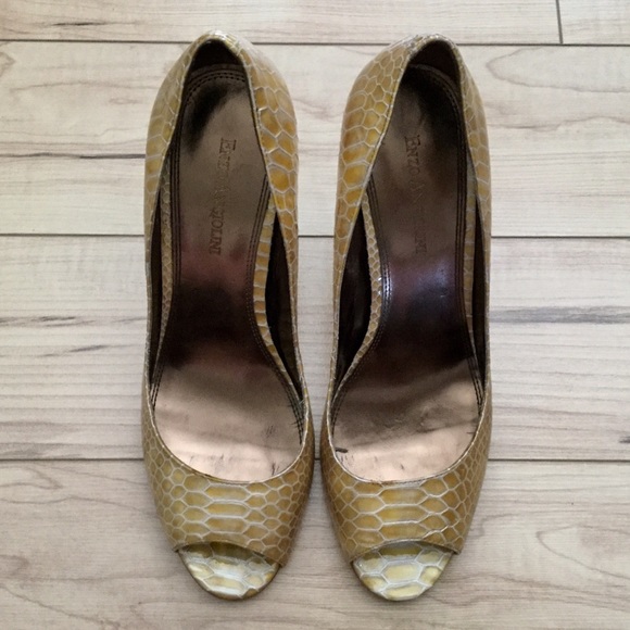 ENZO ANGIOLINI Maylie Leather Snake Print Pumps! - Picture 4 of 8
